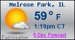 Weather Forecast for Melrose Park, IL