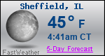 Weather Forecast for Sheffield, IL