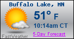 Weather Forecast for Buffalo Lake, MN