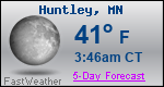 Weather Forecast for Huntley, MN