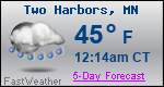 Weather Forecast for Two Harbors, MN
