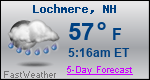 Weather Forecast for Lochmere, NH