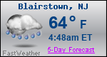 Weather Forecast for Blairstown, NJ