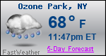 Weather Forecast for Ozone Park, NY