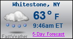 Weather Forecast for Whitestone, NY