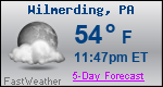Weather Forecast for Wilmerding, PA