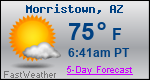 Weather Forecast for Morristown, AZ