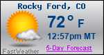 Weather Forecast for Rocky Ford, CO