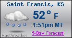 Weather Forecast for Saint Francis, KS