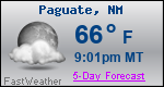 Weather Forecast for Paguate, NM
