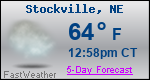 Weather Forecast for Stockville, NE