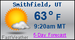 Weather Forecast for Smithfield, UT