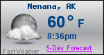 Weather Forecast for Nenana, AK