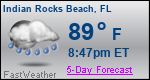 Weather Forecast for Indian Rocks Beach, FL