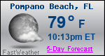 Weather Forecast for Pompano Beach, FL