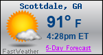 Weather Forecast for Scottdale, GA