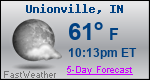 Weather Forecast for Unionville, IN