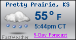 Weather Forecast for Pretty Prairie, KS