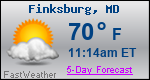 Weather Forecast for Finksburg, MD