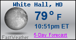 Weather Forecast for White Hall, MD