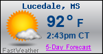 Weather Forecast for Lucedale, MS
