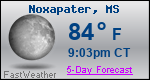 Weather Forecast for Noxapater, MS