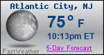 Weather Forecast for Atlantic City, NJ