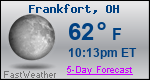 Weather Forecast for Frankfort, OH