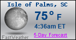 Weather Forecast for Isle of Palms, SC