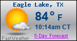 Weather Forecast for Eagle Lake, TX