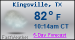 Weather Forecast for Kingsville, TX
