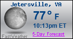 Weather Forecast for Jetersville, VA