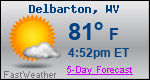 Weather Forecast for Delbarton, WV