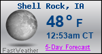 Weather Forecast for Shell Rock, IA