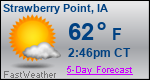 Weather Forecast for Strawberry Point, IA