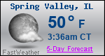 Weather Forecast for Spring Valley, IL