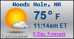 Weather Forecast for Woods Hole, MA