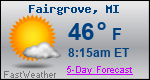 Weather Forecast for Fairgrove, MI