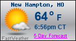 Weather Forecast for New Hampton, MO