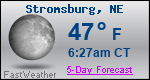Weather Forecast for Stromsburg, NE