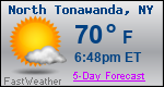Weather Forecast for North Tonawanda, NY
