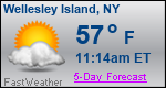 Weather Forecast for Wellesley Island, NY