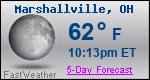Weather Forecast for Marshallville, OH