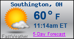 Weather Forecast for Southington, OH