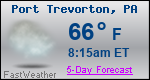 Weather Forecast for Port Trevorton, PA