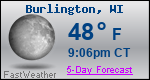 Weather Forecast for Burlington, WI