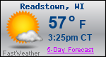 Weather Forecast for Readstown, WI