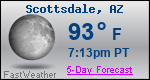 Weather Forecast for Scottsdale, AZ