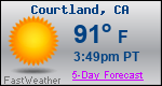 Weather Forecast for Courtland, CA