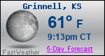 Weather Forecast for Grinnell, KS